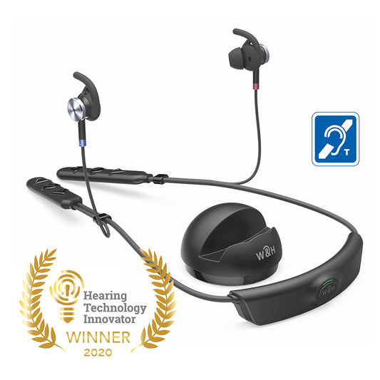 BeHear ACCESS Hearing Amplifier in a Bluetooth Stereo Headset